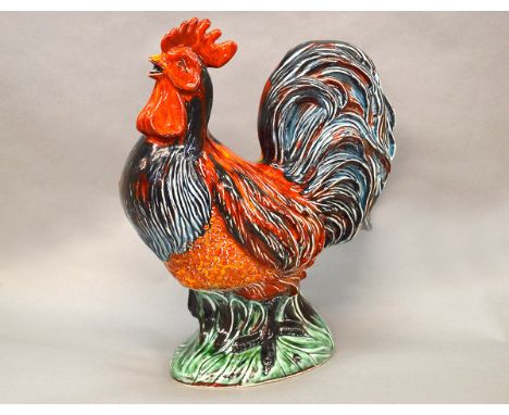 A large ceramic cockerel by AHAP - Anita Harris Art Pottery. Retail Price £249. Height 40cm approx.