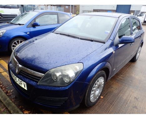 Vauxhall Astra registration number YF05 DFV with one key and V5C 97,244 miles 