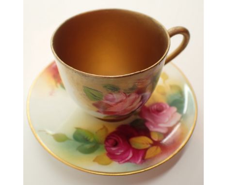 Royal Worcester small Millie Hunts cup and saucer set