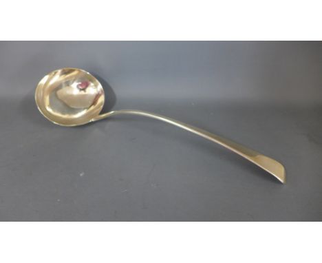 A silver ladle London 1799/1800 maker WEWF - Length 32cm - approx weight 6.3 troy oz - overall clean condition, some usage ma