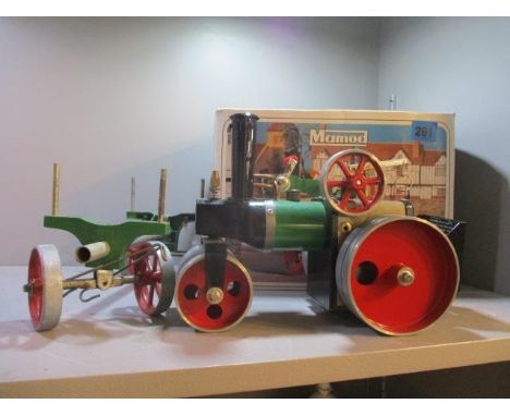 A boxed Mamod steam engine and accessories 
