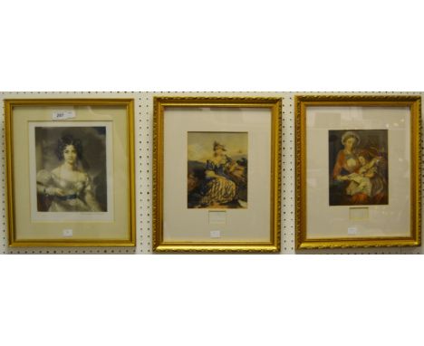 After , George Baxter, The First Lesson , lithograph framed, another The Belle of the Village; by and after, Edmund Randle, h
