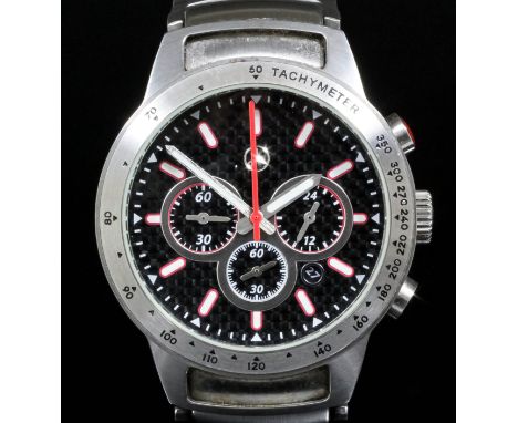 A modern gentleman's stainless steel Mercedes Benz "Motorsport" limited edition quartz chronograph wristwatch, (No. 415 of ed