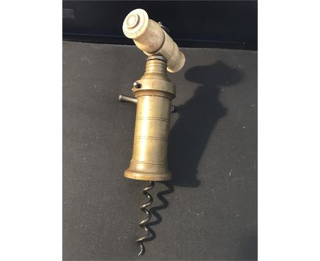 Thomason double action brass King's Screw corkscrew no makers plate