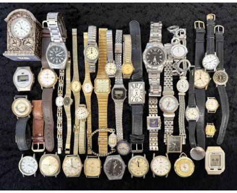 Collection of Ladies &amp; Gentlemen's Wristwatches, bracelet and leather straps, including  Kickers, Carronade,  Accurist, S