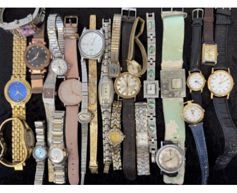 A Collection of Ladies & Gentleman's Wristwatches, to include  Timex, Sekonda, Amadeus, etc