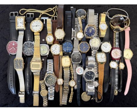 A Collection of Ladies & Gentleman's Wristwatches, to include  Rotary, Sekonda, MG, Lorus, Diesel, Skagen etc