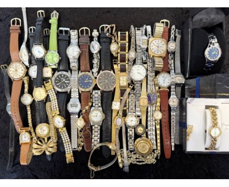A Collection of Ladies & Gentleman's Wristwatches, to include Timex, Limit, Lorus, Sekonda etc