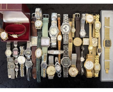 A Collection of Ladies & Gentleman's Wristwatches, to include Rotary, Seiko, Sekonda, Zurich Sports, Pulsar etc