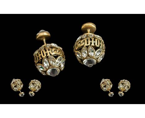 Ladies Christian Dior Earrings. In Very Good Condition - Please See Photo. Stamped Dior.