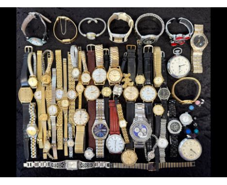 A Collection of Ladies & Gentleman's Wristwatches, to include  Ingersoll, Rotary, Helvetia, Rytima, Accurist etc