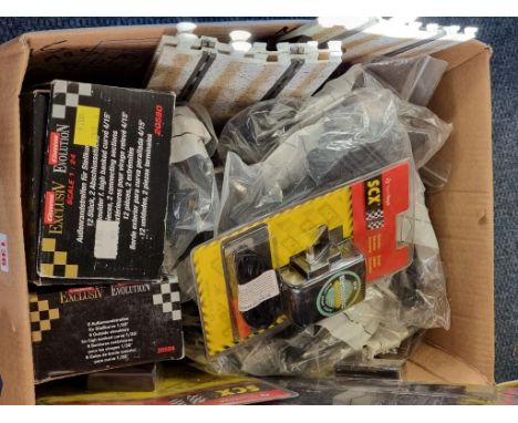 Slot car:&nbsp;Carrera 1:24 scale, two boxed sets of track, No.20564 &amp; 20580; together with TecniToys SCX accessories, to