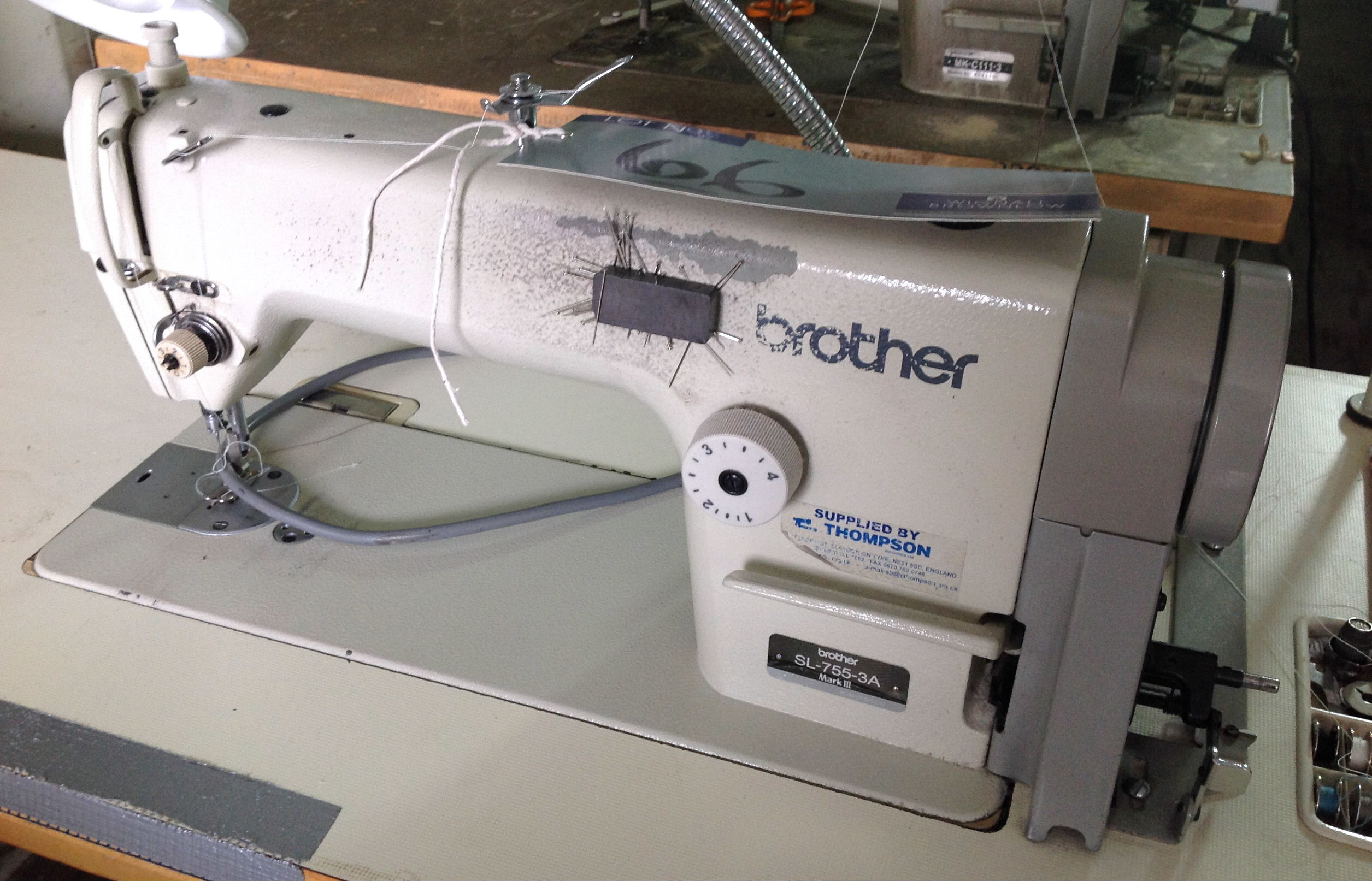 A Brother SL7553A Mark III Single Needle Lockstitch Sewing Machine No