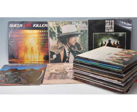 A collection of records - 78's from the 20th century to include many genre's. To include Queen, Bob Dylan, Fields of The Neph