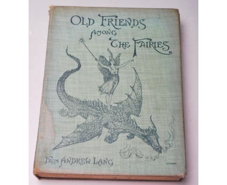 Old Friends Among The Fairies by Andrew Lang. First Edition. Colour illustrations still present. Published by Longmans.1926