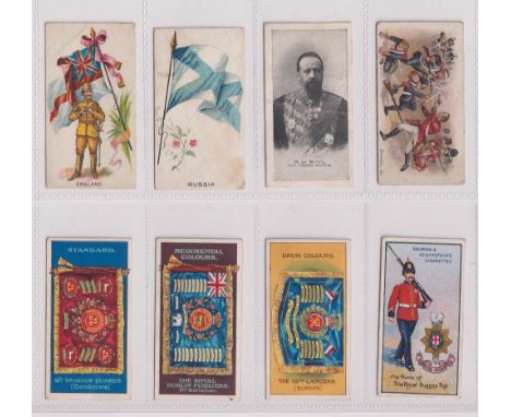 Cigarette &amp; trade cards, 8 scarce, military type cards, Faulkner's Our Gallant Grenadiers (No ITC Clause) (1, no 19), Cha