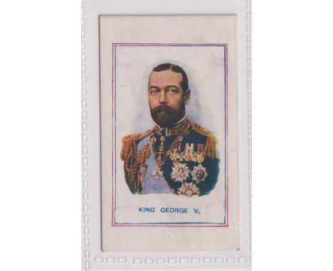 Cigarette card, J.W. Dewhurst, Army Pictures, Cartoons etc, type card, 'King George V' (gd) (1) 