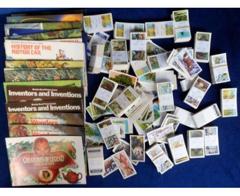 Trade cards, a quantity of trade card sets inc. several Brooke Bond inc. Tropical Birds, Butterflies of the World, Transport 