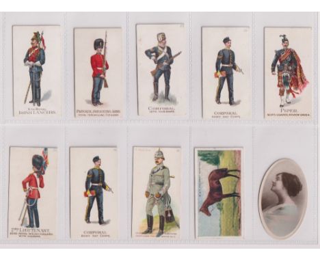 Cigarette cards, 66 cards from various manufacturers &amp; series inc. Gallaher Types of the British Army (7 cards, mixed bac