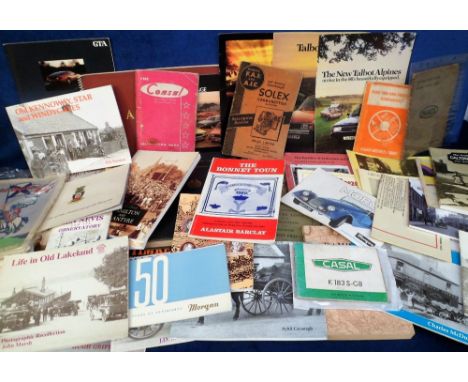 Motoring, a collection of items to include a 1951 leaflet 'Hermann Goering's Bullet-Proof Car Captured by the British Army an
