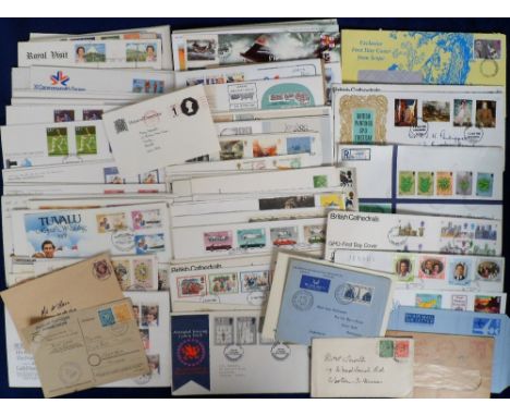 Stamps, World Covers, a collection of approx. 600 First Day Covers, mostly GB issues 1950-1990's, with hand-written &amp; typ