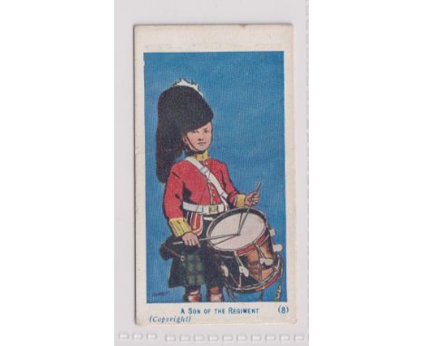 Cigarette card, McKinnell, The European War Series, type card, no 8, 'A Son of the Regiment' (one light horizontal crease, ot