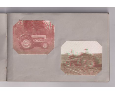 Trade cards, Ford Motor Company, Major Farming, 'L' size, 3D (set of 50 cards c/m in special album with 3D glasses) (vg)  