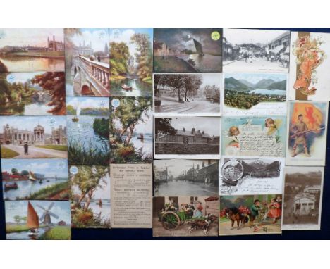 Postcards, a UK, Foreign &amp; subject mix of approx. 70 cards inc. Great East Rail Officials (Tuck published), RP's of Beauf