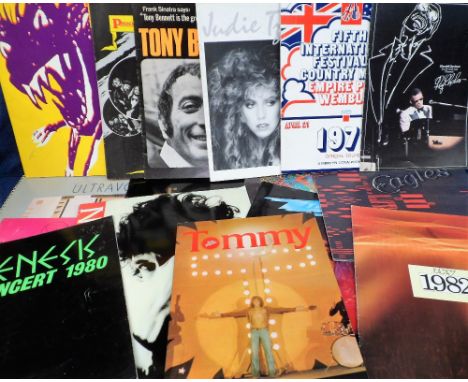 Music, Concert Tour Programmes, mainly dating from the 1980s to include the Rolling Stones, Paul McCartney, Strawbs, Sky, ZZ 