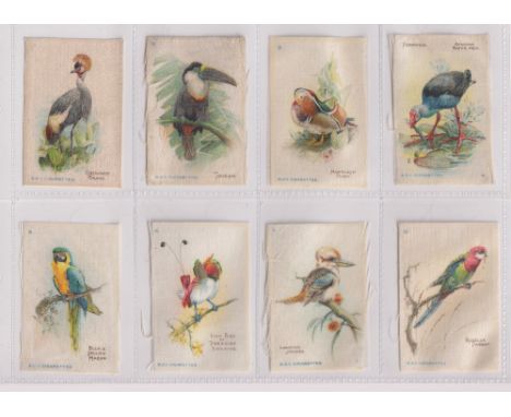 Tobacco silks, Birds of the Tropics, 'M' size (set, 12 silks) (some edge fraying, fair/gd) (12)