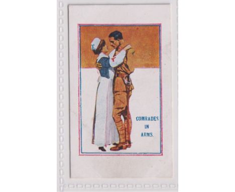 Cigarette card, G. Prudhoe, Army Pictures, Cartoons etc, type card, 'Comrades in Arms' (vg) (1)