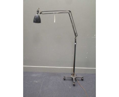 A Herbert Terry floor standing lamp together with a Bestlite desk lamp (2)Footnote: Provenance: Julians Park, Hertfordshire