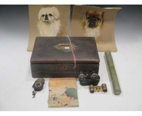 A Huntley &amp; Palmers 'book' biscuit tin, together with various other collectables, including vintage knitting needles and 