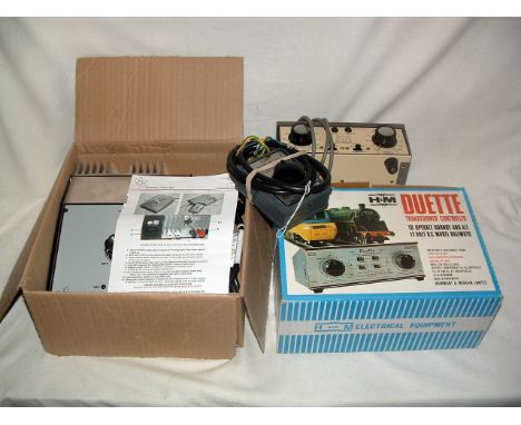 A GAUGEMASTER D 2 Track PCU (Near Mint), an H&M Duette (Near Mint Boxed), a Gaugemaster CUI (circuit tested) and a Helmsdale 