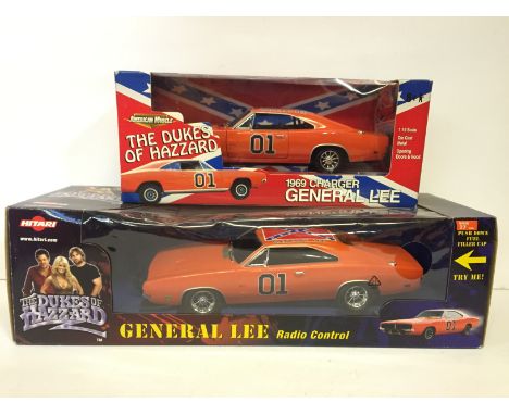 American Muscle The Dukes of Hazzard 1/18 scale 1969 Charger General Lee die-cast model, appears M boxed. Together with Hitar