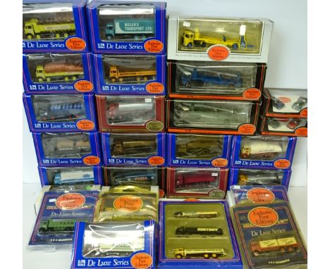 Quantity of EFE (Exclusive First Editions) 1/76 scale commercial models, includes 17 x De Luxe Series and 3 x Car Transporter