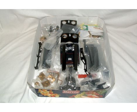 A tray containing a quantity of Mint Model Steam Specialist and Dream-Steam parts to construct a live steam MSS 0-4-0 Side Ta