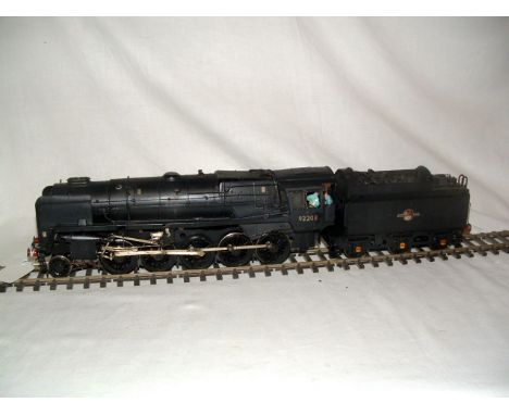 O Gauge Brass BR Black Class 9F 2-10-0 no 92203 built by Jim Harris Acorn Models. Excellent working order. A copy of the Acor