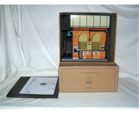 ACE Trains 0 Gauge lithographed Tinplate Water Tower. Excellent detail with with 2 x 24V Lamps. Mint Boxed.