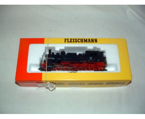 FLEISCHMANN 4090 DB Black BR94 0-10-0T no 94 713. DCC Fitted. Near Mint Boxed with Instructions.