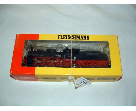 FLEISCHMANN HO 4154 DR Black BR55 0-8-0 no 55 5184. Near Mint Boxed with Instructions.