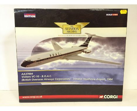 Corgi The Aviation Archive 1/144th scale AA37004 Vickers VC-10 - B.O.A.C. (British Overseas Airways Corporation) - London Hea