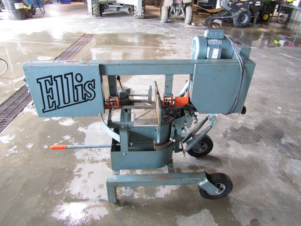 Ellis Mitre Band Saw, Model 1600, Serial 16007320, Blade Size 10" x
