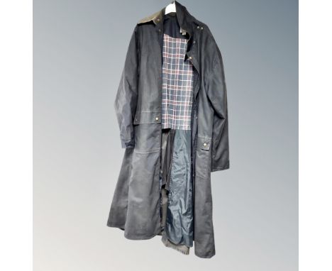 A Sherwood wax overcoat size L 