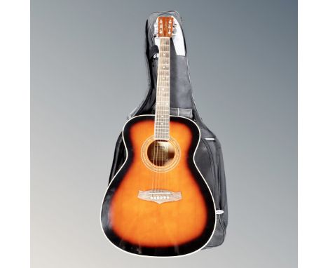 A Discovery by Tanglewood Delux acoustic guitar model DBTBLXF ESB