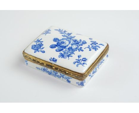 Rare London Patch box covered with flowers on all sides original mirror, with a sprig of flowers inside c 1760.
PLEASE CLICK 