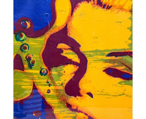 Marilyn Monroe coloured print, copy from BERT STERN, The Last Sitting, 25cm square (2)1 print has a tear top left corner 