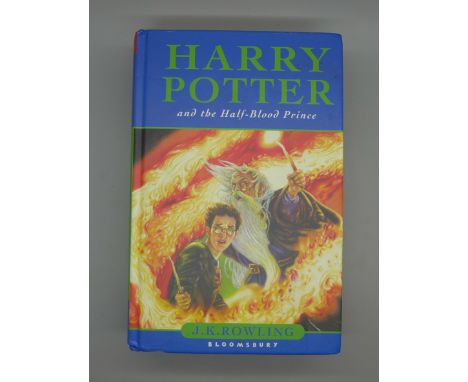 A Harry Potter and The Half Blood Prince first edition novel 