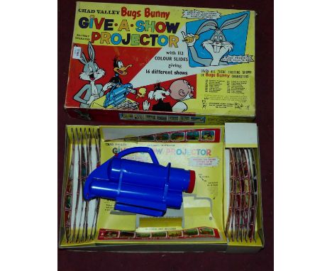 A Chad Valley Bugs Bunny Give a Show projector battery operated