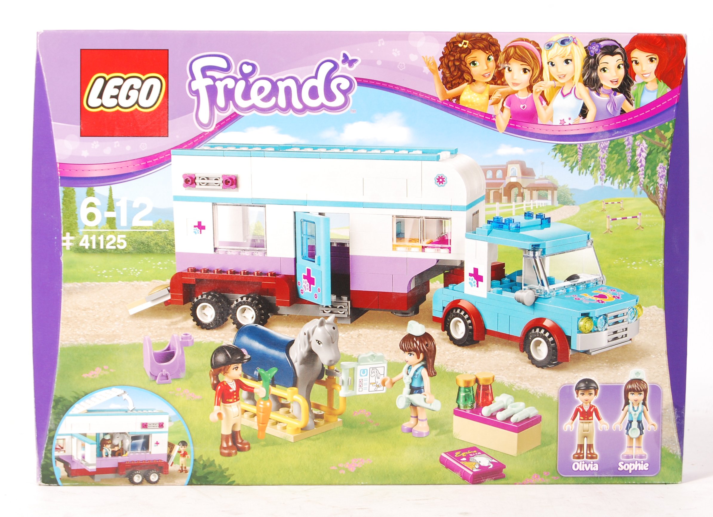 A Lego Friends series set No. 41125 ' Horse Vet Trailer '. Vendor ...